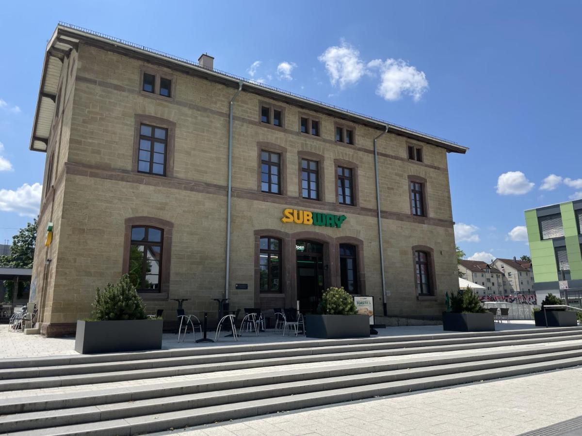 Hotel-Am-Bahnhof Stuttgart-Ditzingen Exterior photo